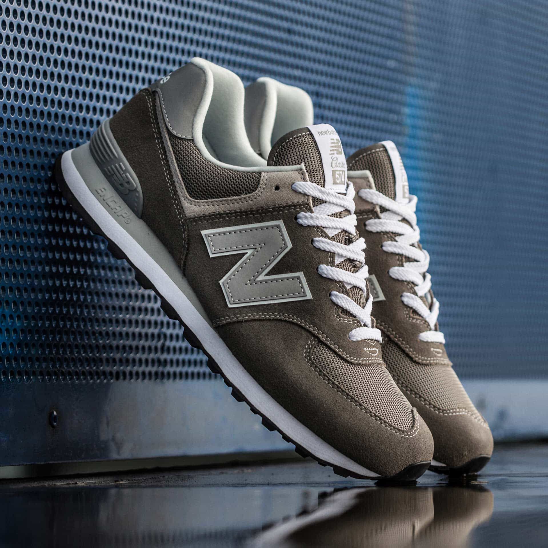 New Balance 574 Stealth Grey Mens - New Balance Men's Golf Shoes | New Balance NB 574 In Grey 